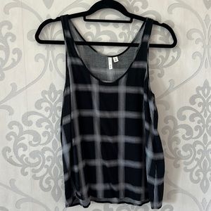 Frenchi black and gray work shirt